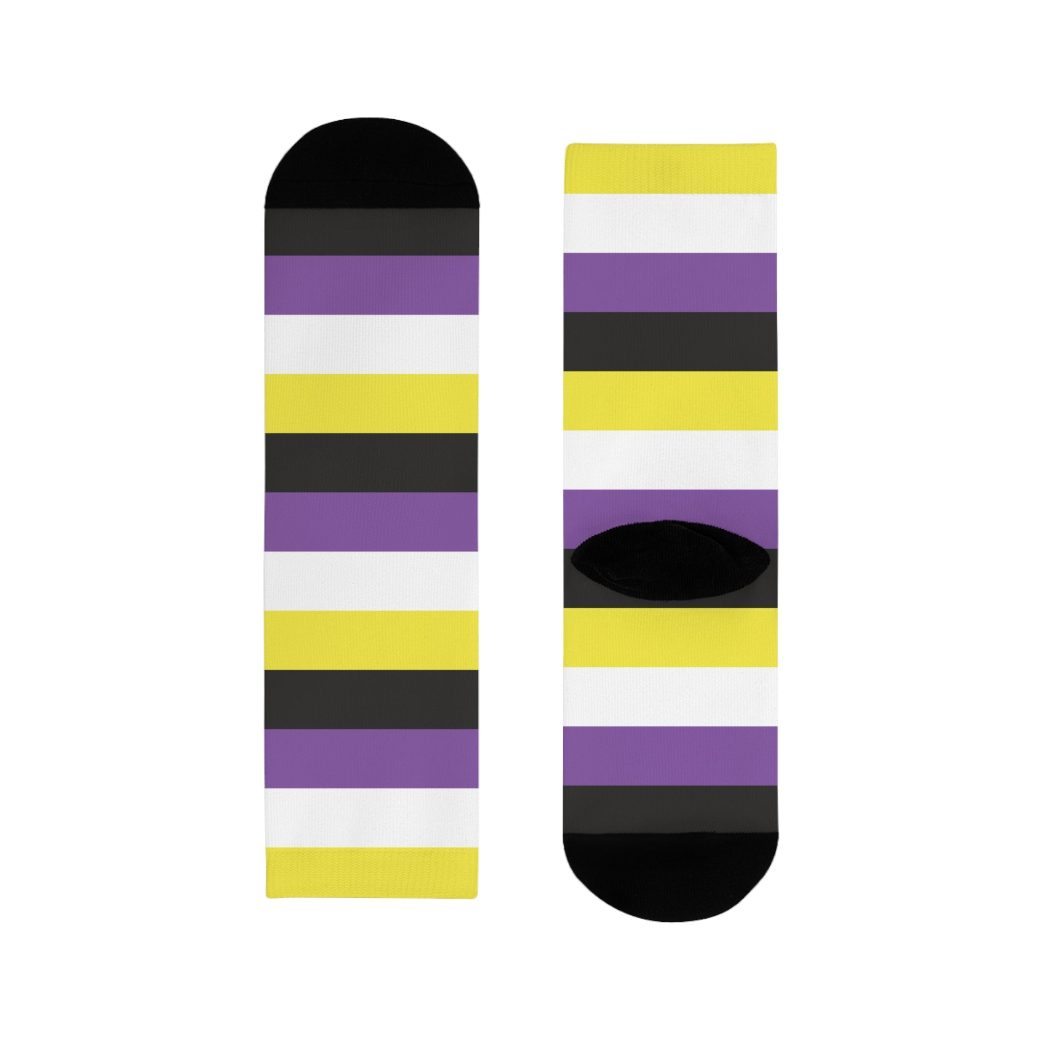 Non Binary Flag Socks