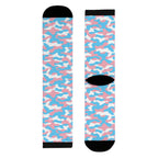 Transgender Flag Camo Socks