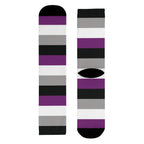 Asexual Flag Socks