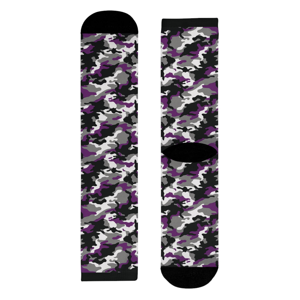 Asexual Flag Camo Socks
