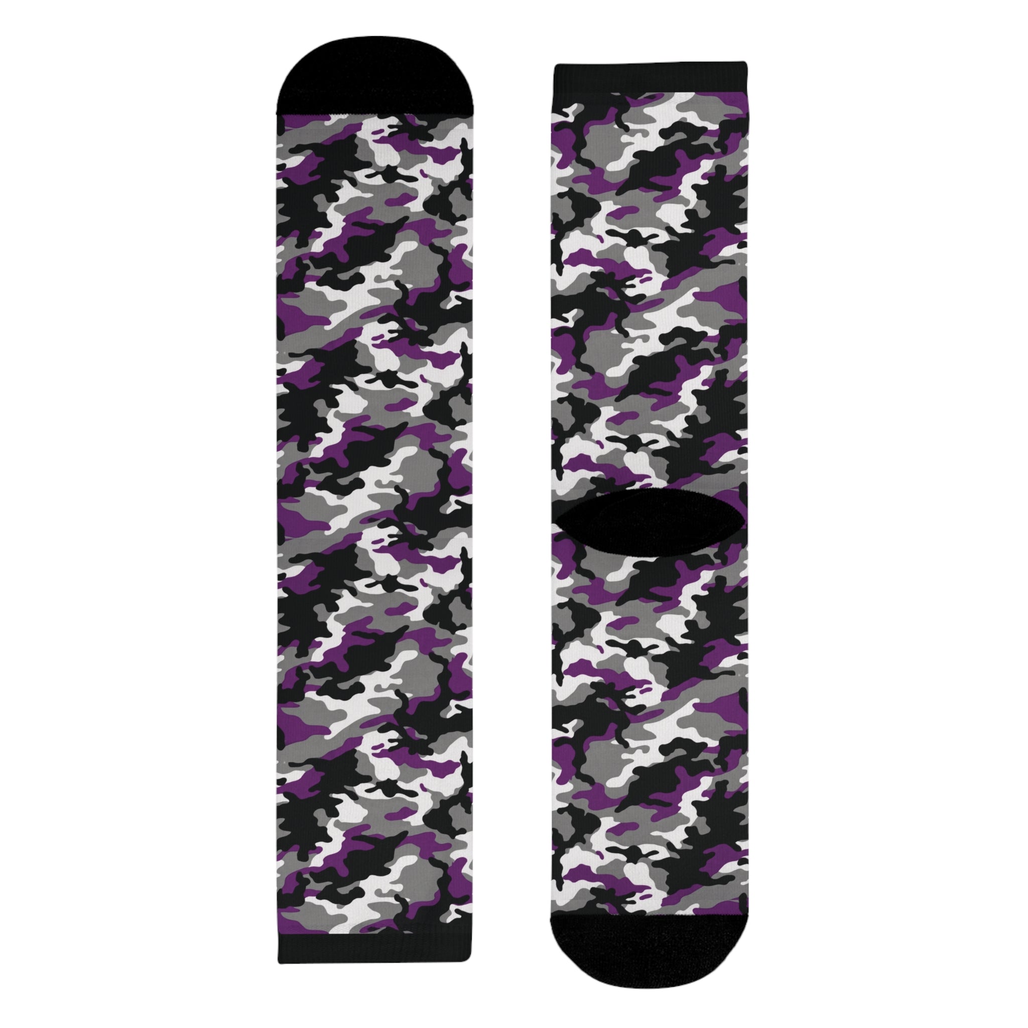 Asexual Flag Camo Socks