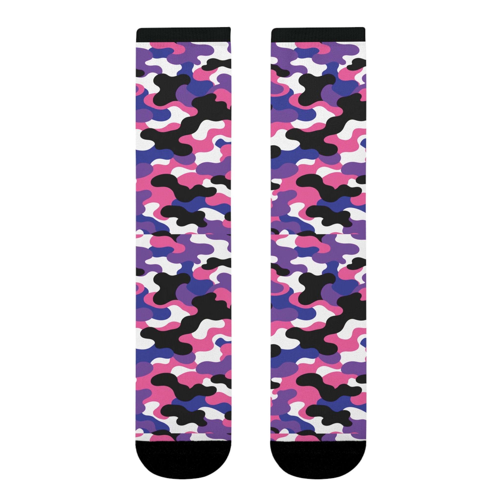 Genderfluid Flag Camo Socks