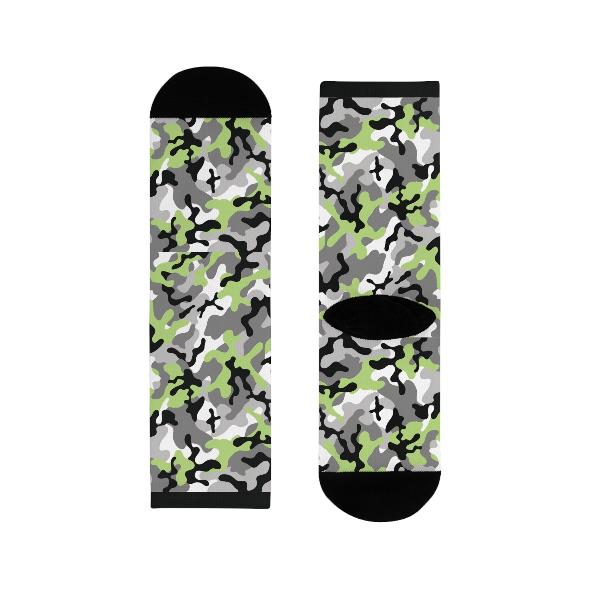 Agender Flag Camo Socks