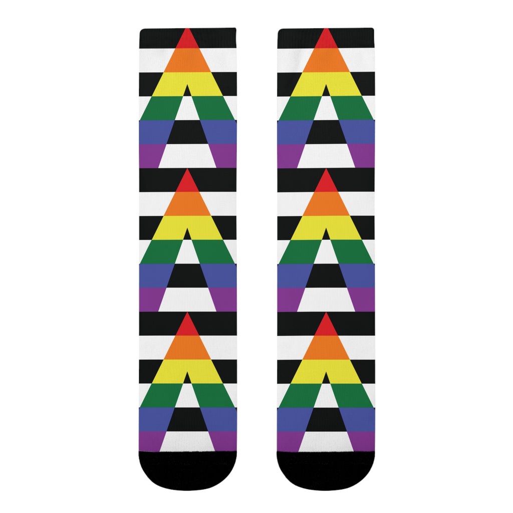 Straight Ally Flag Socks