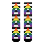 Straight Ally Flag Socks