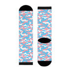 Transgender Flag Camo Socks