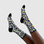 Straight Ally Flag Camo Socks