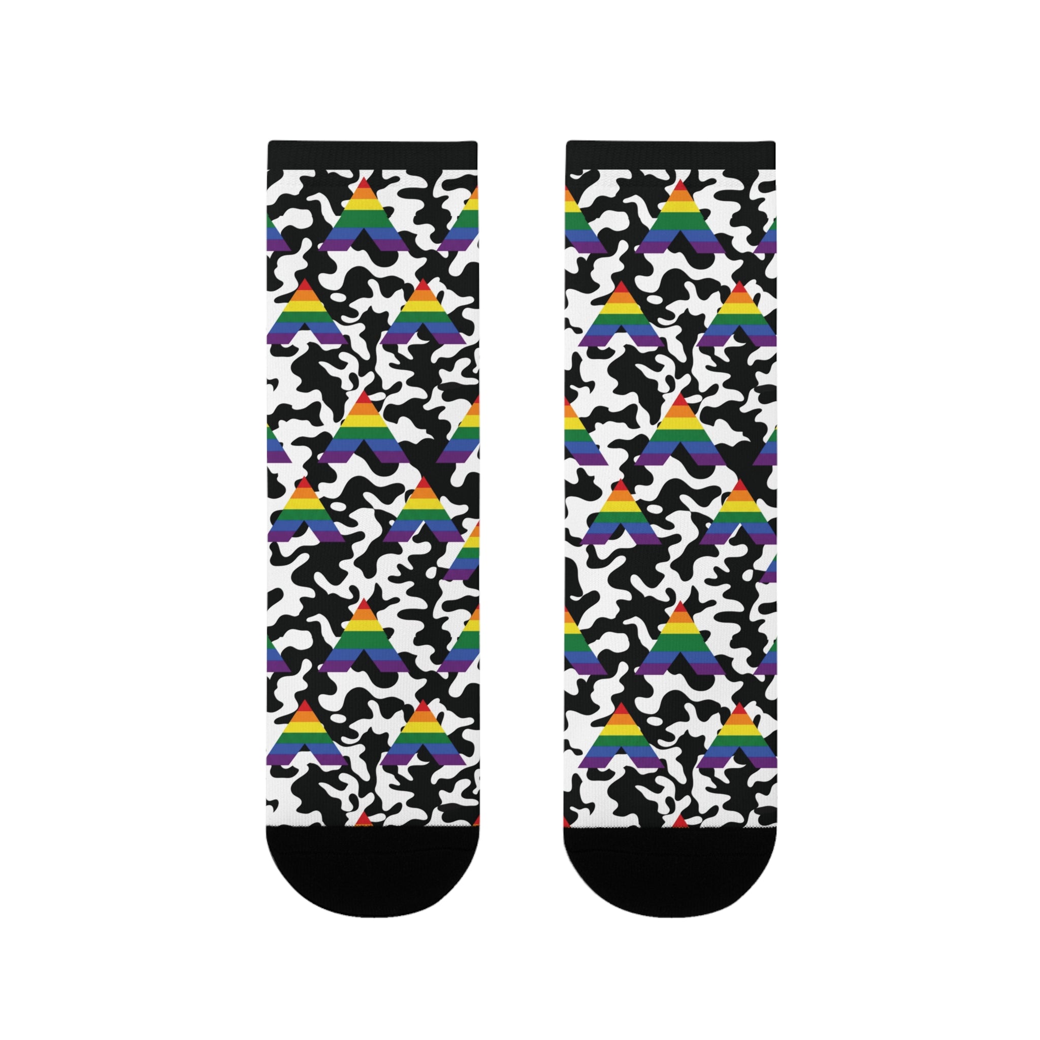 Straight Ally Flag Camo Socks