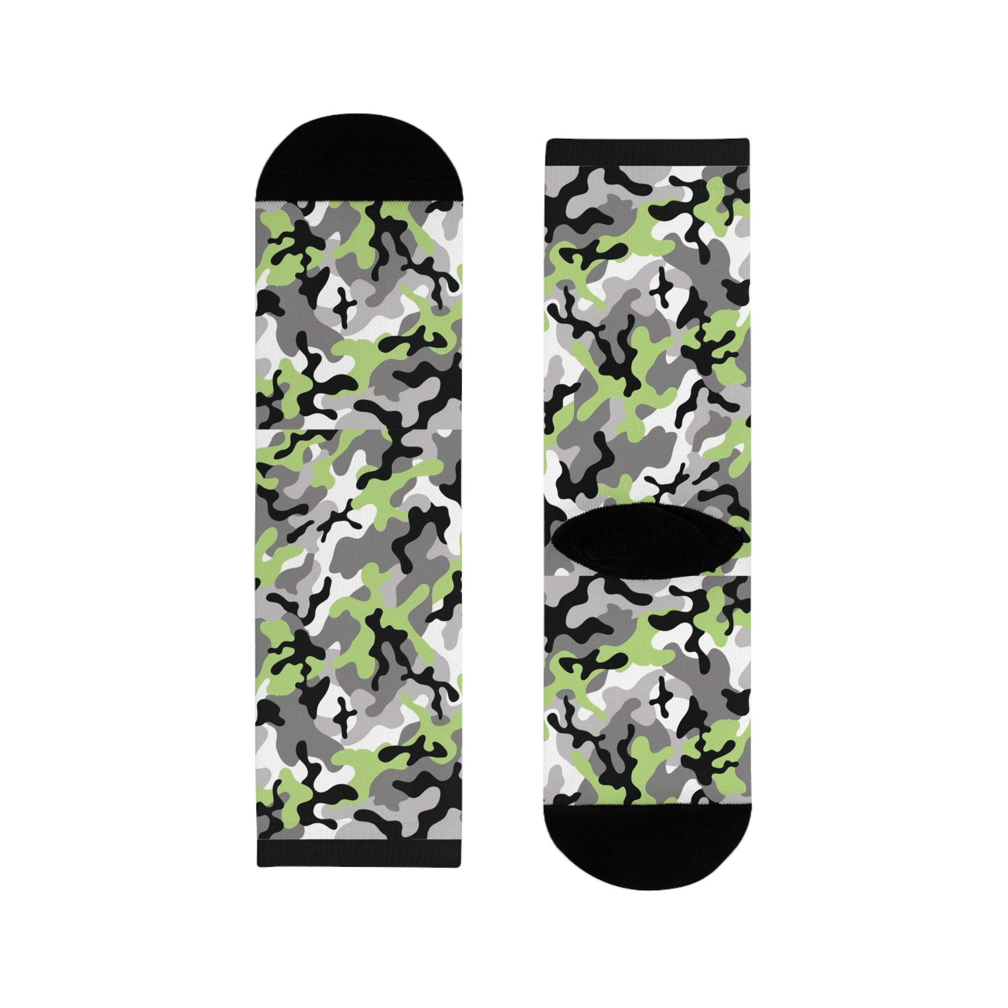 Agender Flag Camo Socks