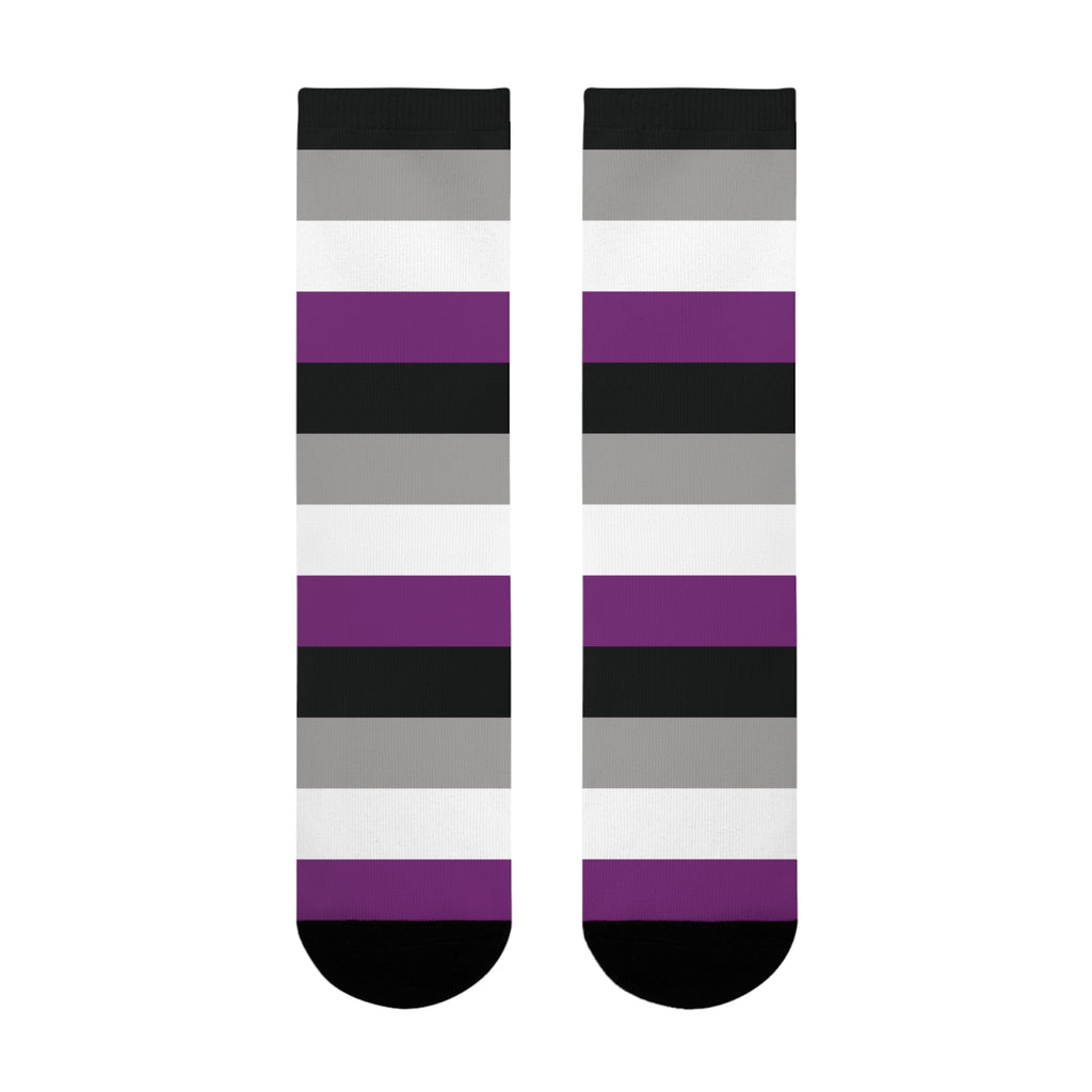 Asexual Flag Socks