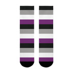 Asexual Flag Socks