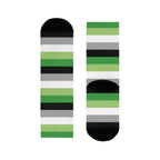 Aromantic Flag Socks