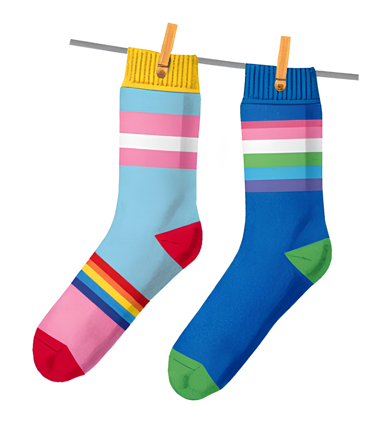 Suspended Socks - LGBTQIA+ Solidarity